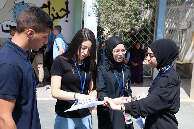 الثانوية الشاملة في كفر قاسم تستقبل طلاب التواسع إستعداداً للسنة الدراسية القادمة